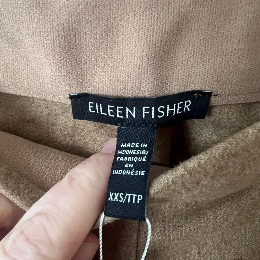 NWT Eileen Fisher Honey Ankle Wool Lantern Pants Women's Size XXS